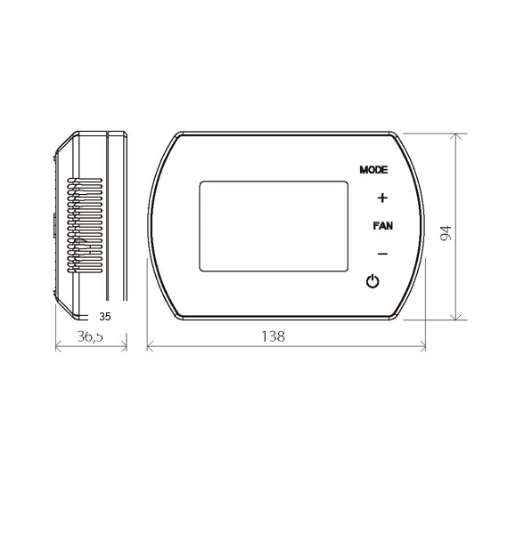 Комнатный термостат Sonniger WDB Intelligent PSH 3 EC